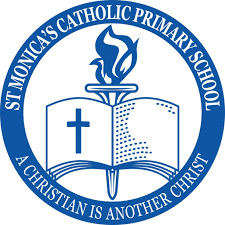St Monicas Primary School logo